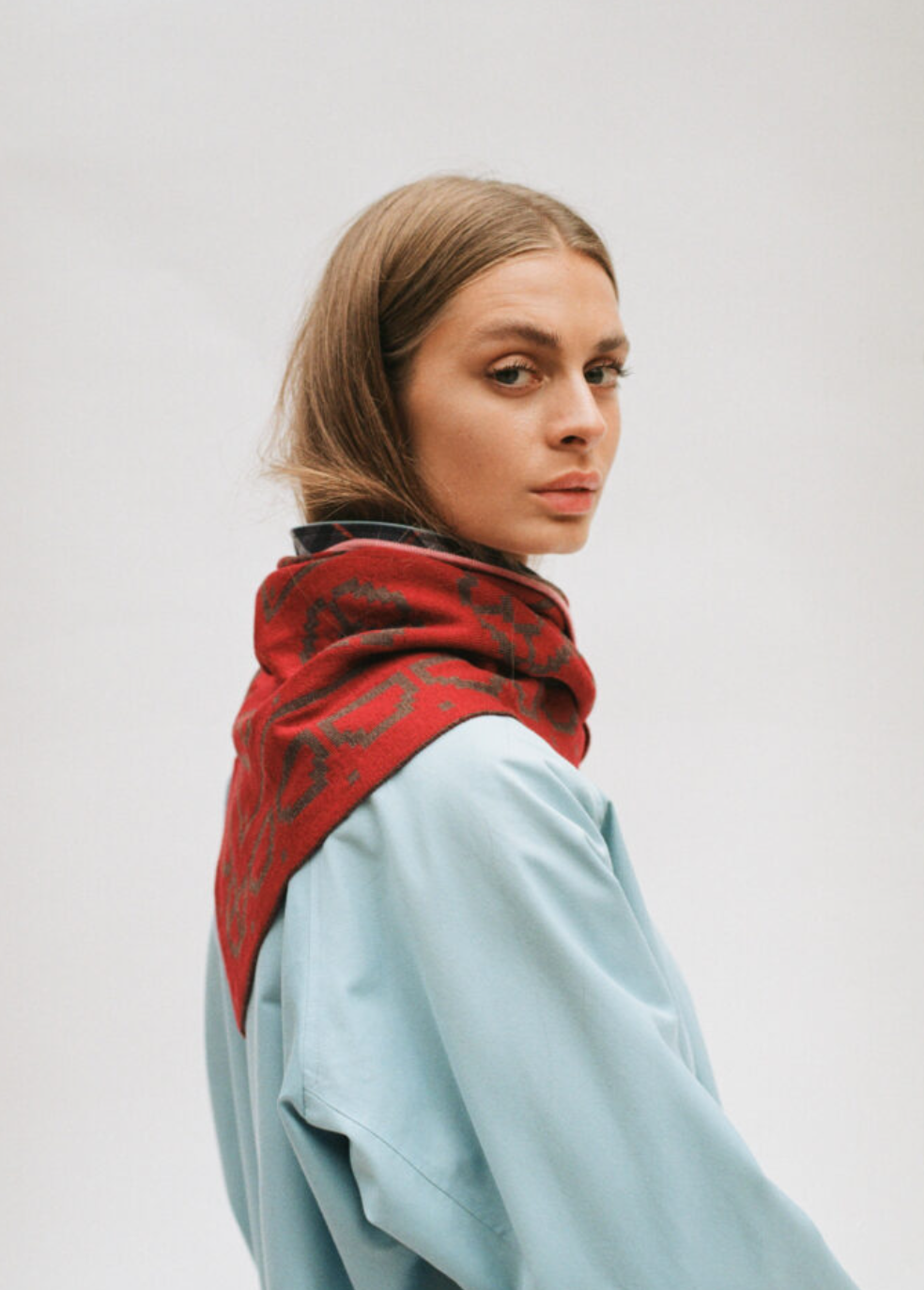 Relic Merino Scarf • Chocolate/ Wine