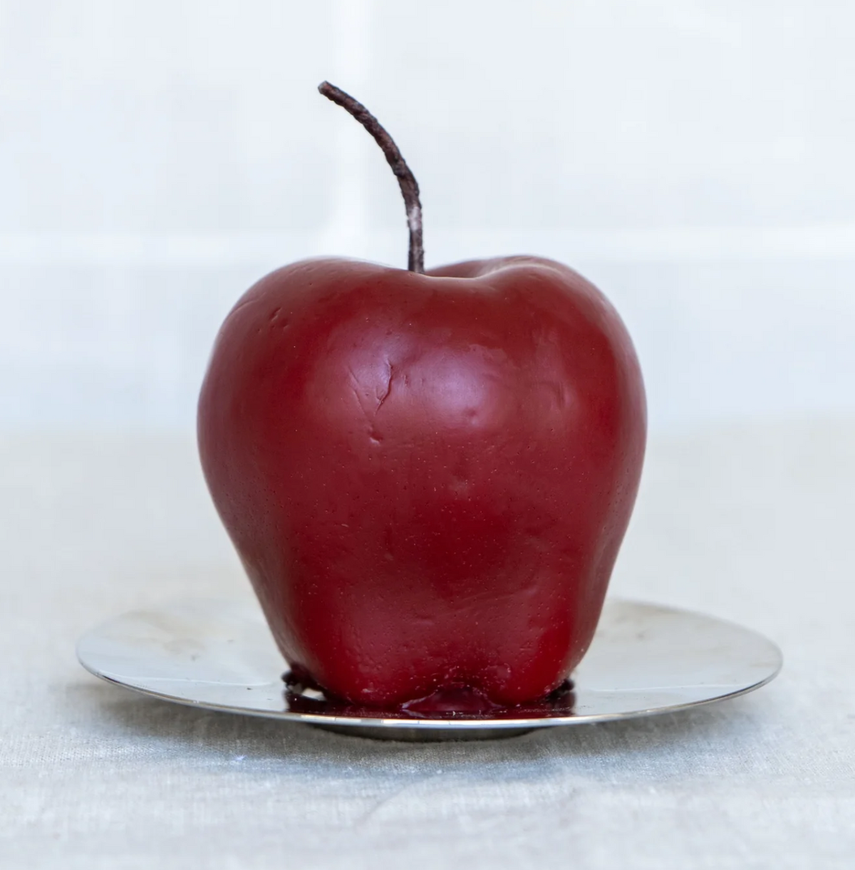 Red Apple Beeswax Candle