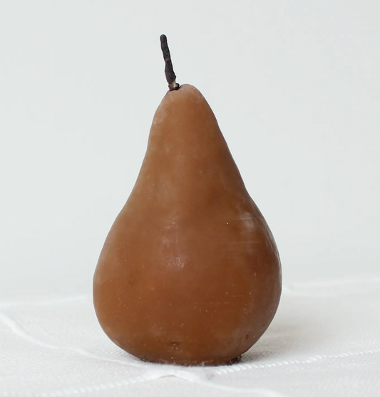 Bosc Pear Beeswax Candle