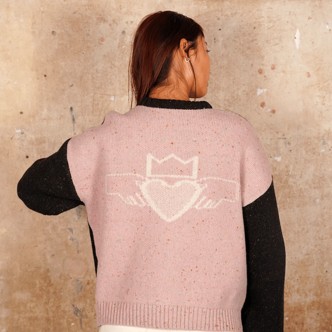 Freedom Sweater • Peat/ Rose