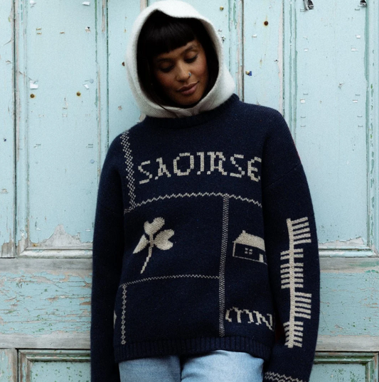 Freedom Sweater • Navy/ Red