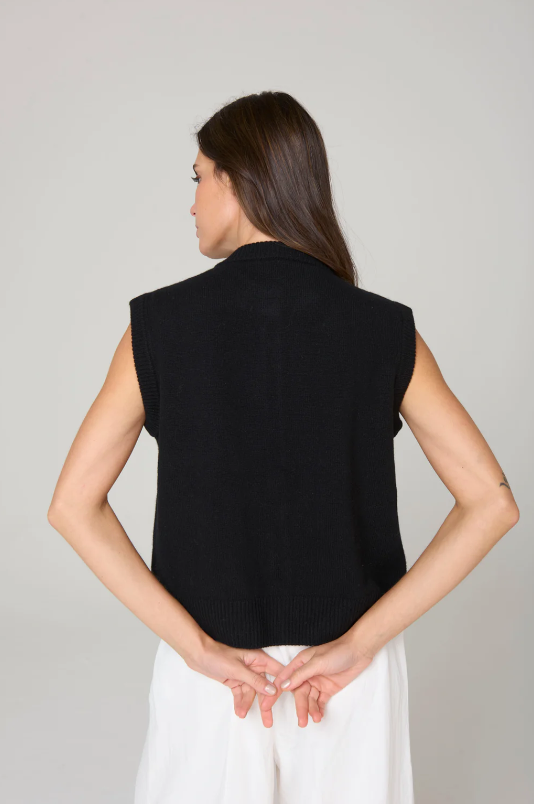 Button Vest • Black