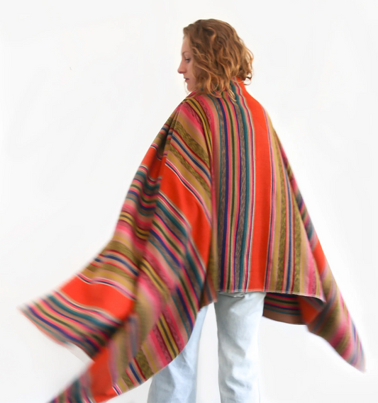 Hand-Woven Shawl • Multi