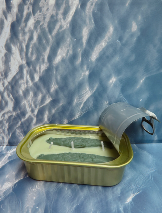 Tinned Fish Candle • Green Tea & Lemongrass