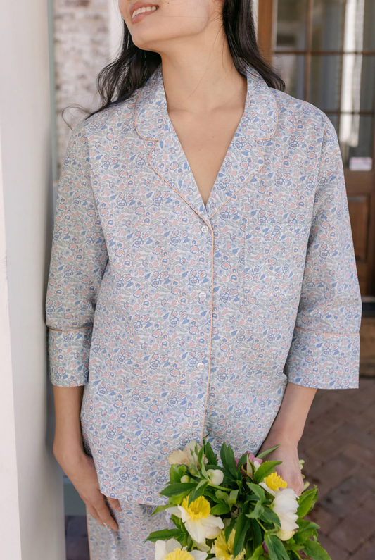 French Floral Pajama Set