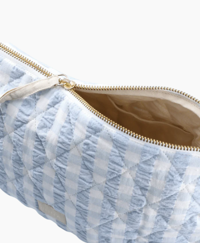 Pants and Cosmetic Bag Set • Light Blue