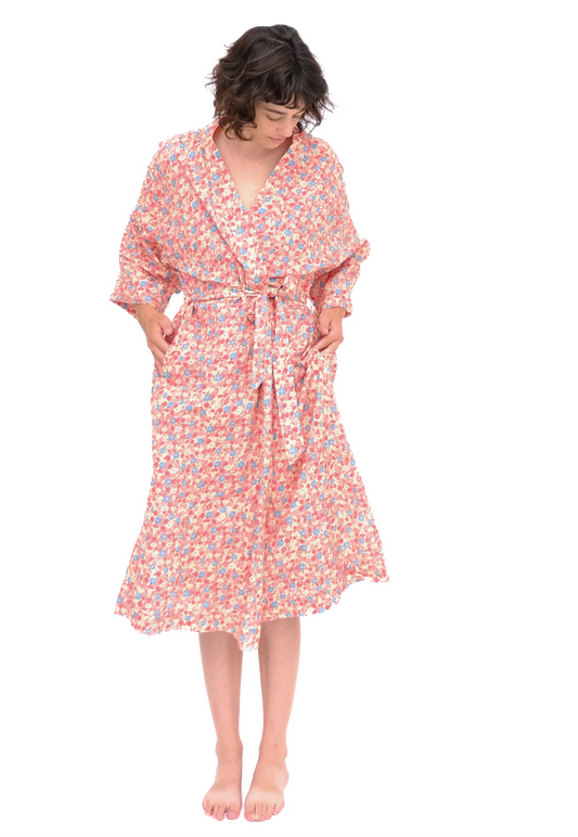 Organic Cotton Robe • Floral