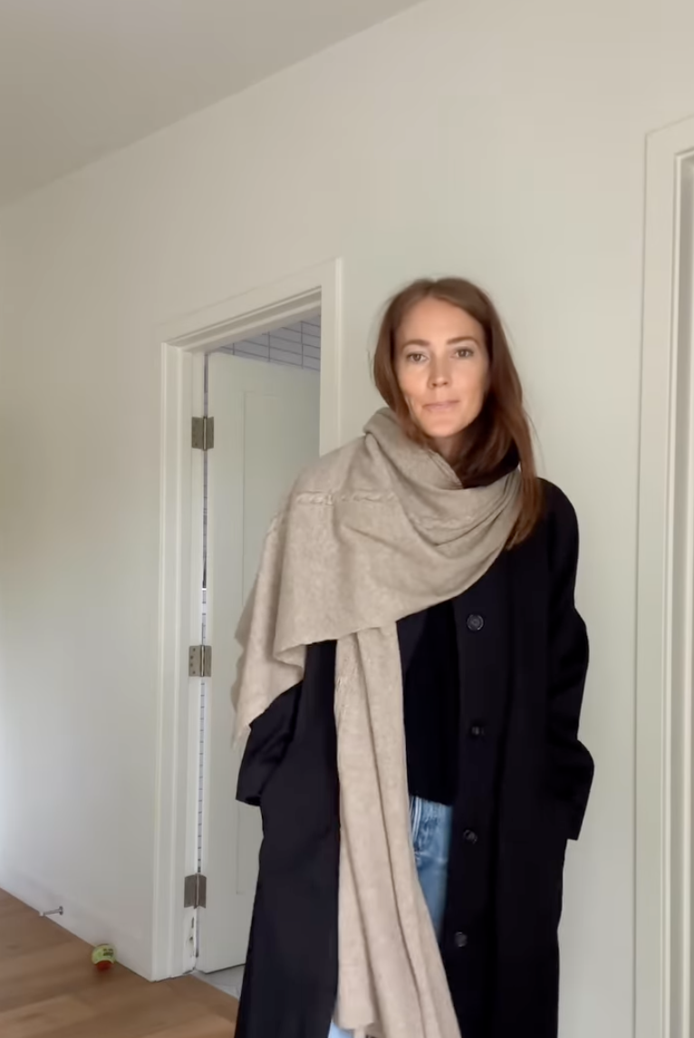 Big Cashmere Wrap • Taupe