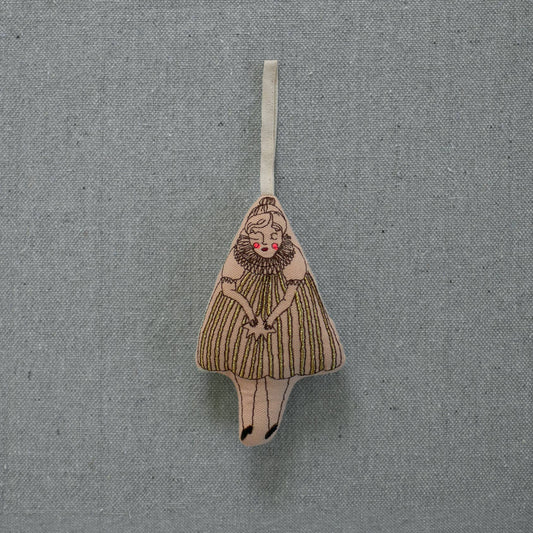 Wishing Star Girl • Cotton & Lavender Ornament