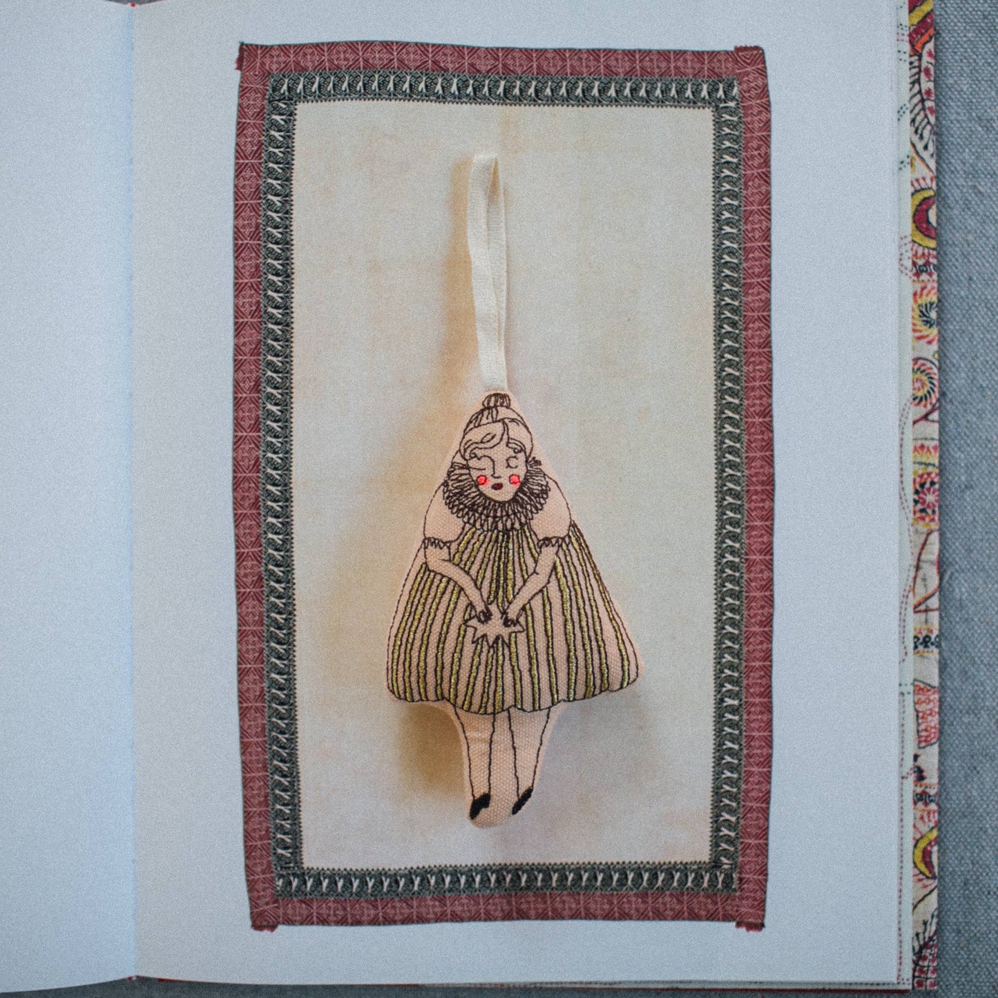 Wishing Star Girl • Cotton & Lavender Ornament