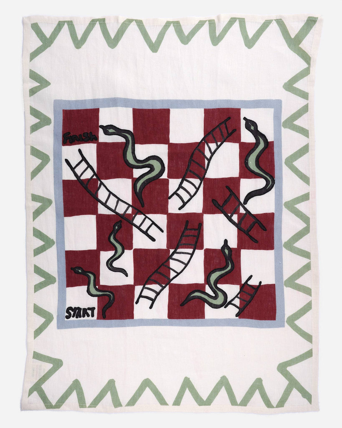 Snakes & Ladders Tea Towel