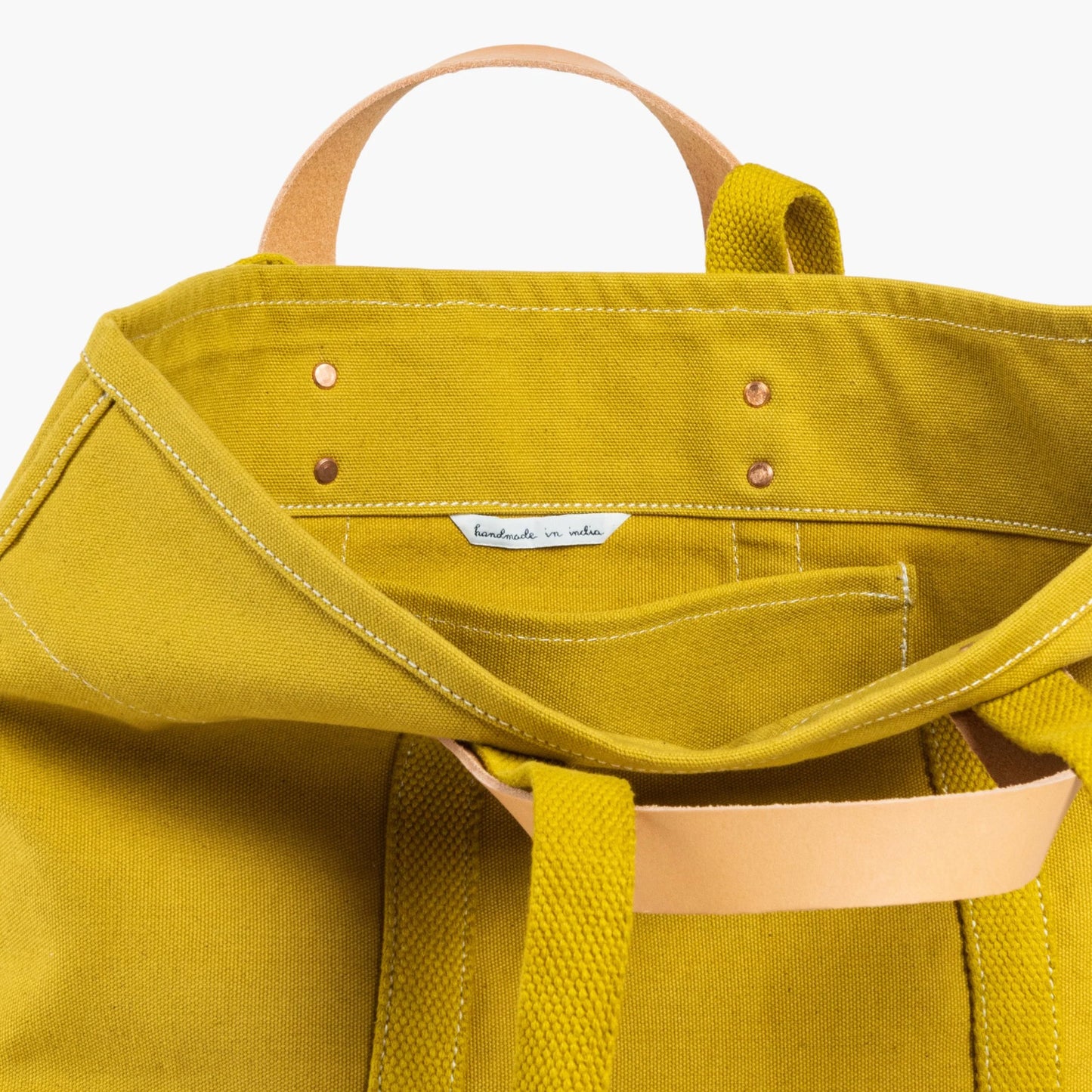 Small East West Tote • Chartreuse