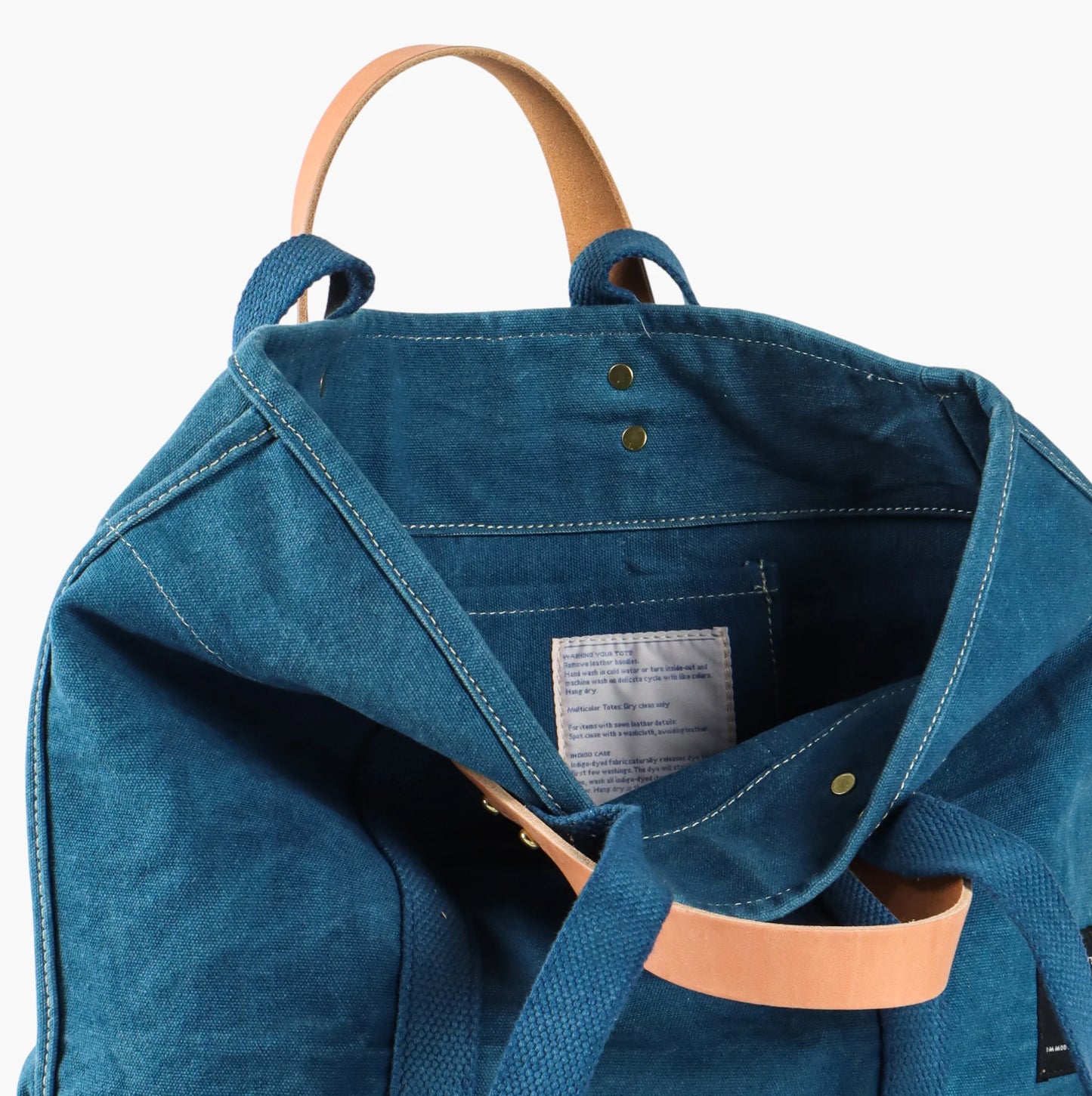 Small East West Tote • Indigo