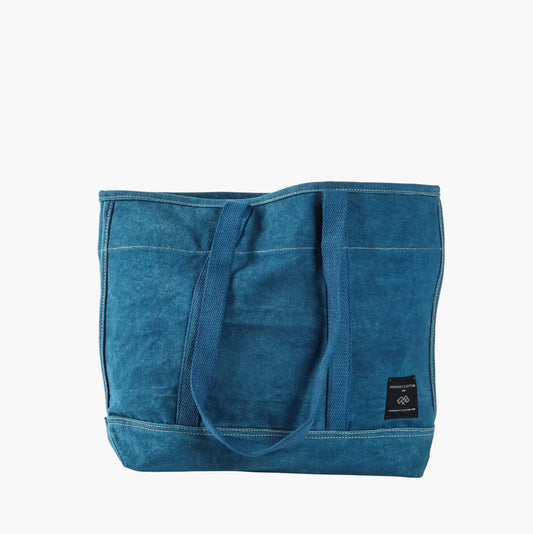 Small East West Tote • Indigo