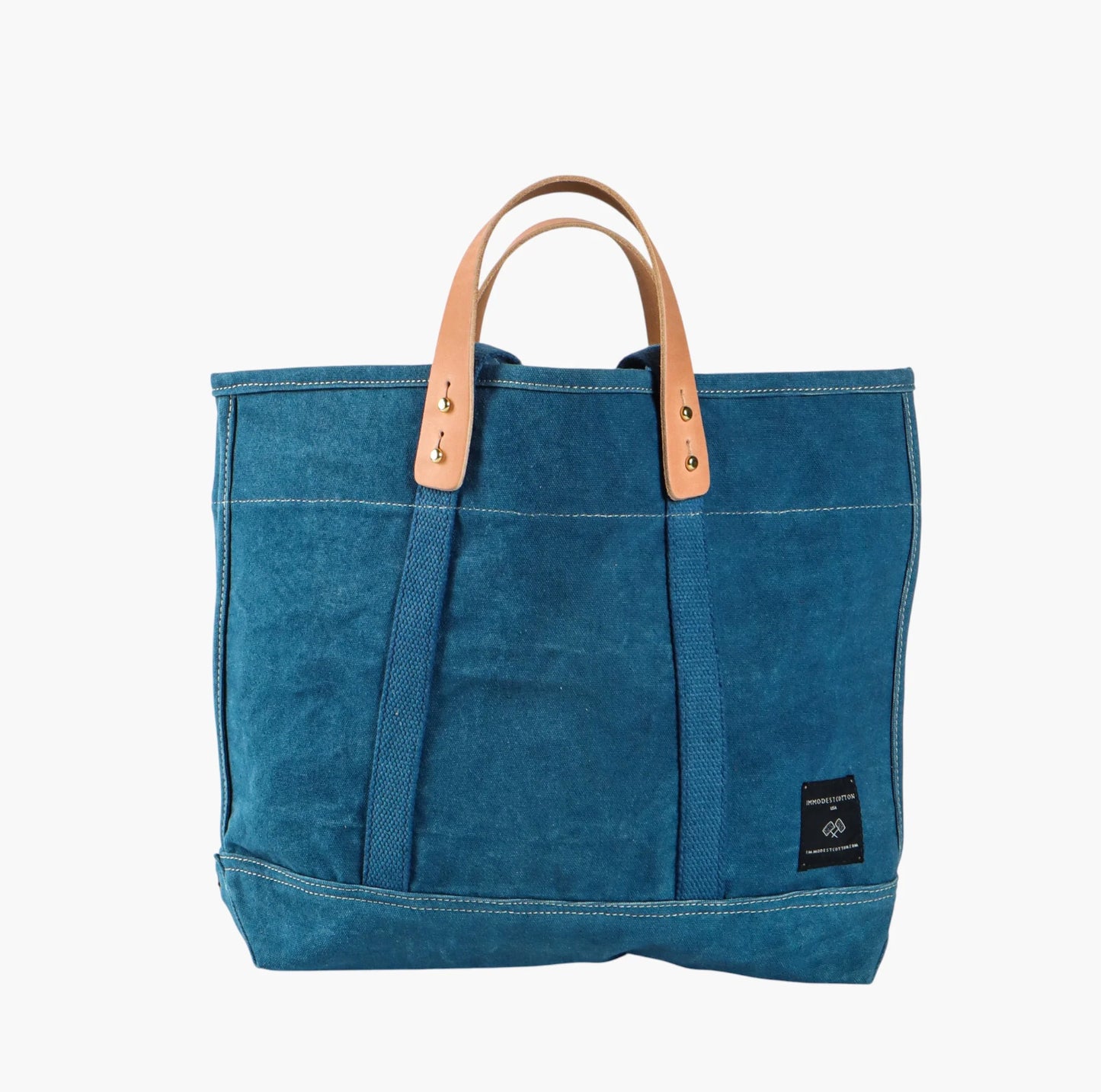 Small East West Tote • Indigo