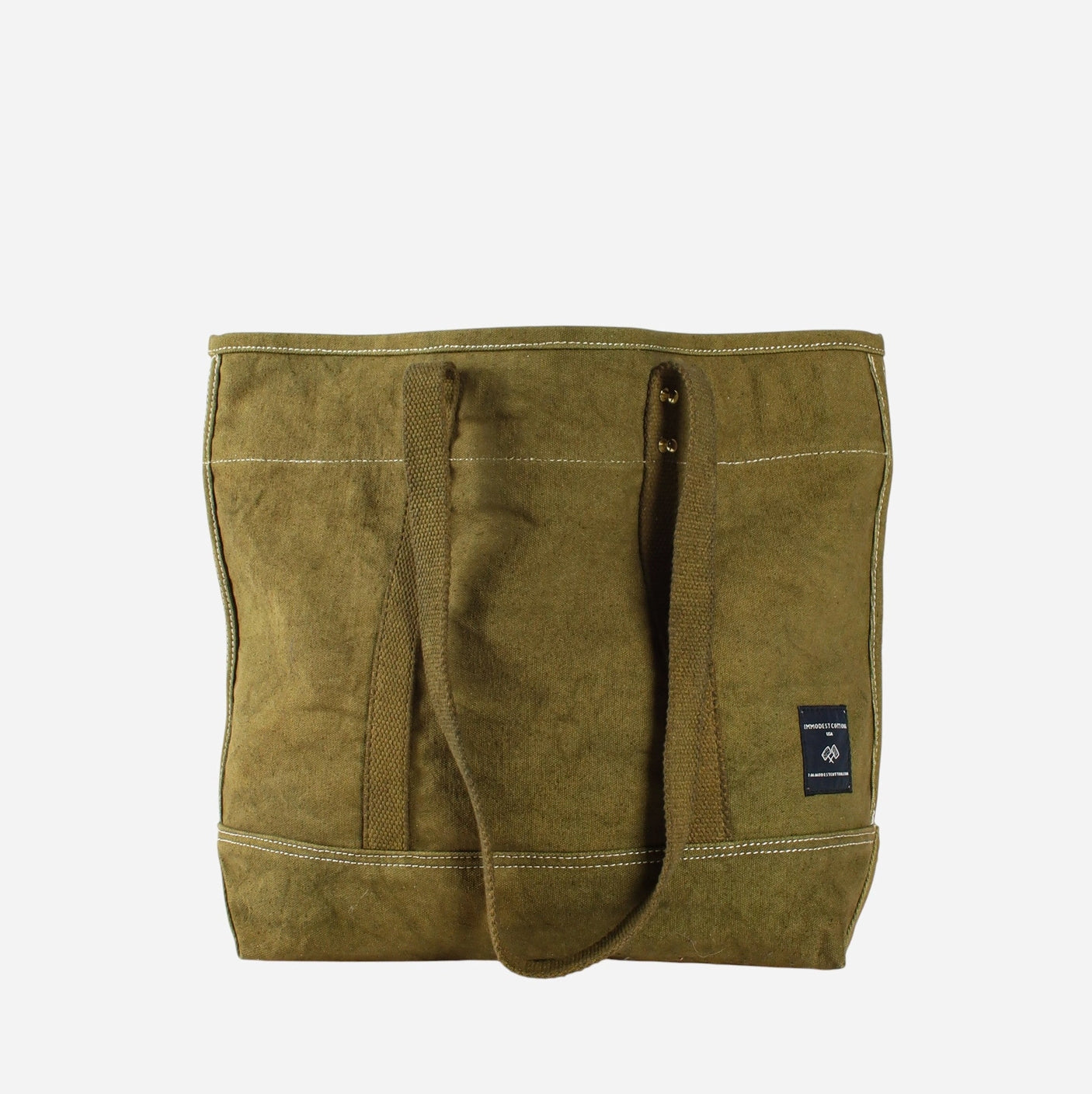 Small East West Tote • Olive