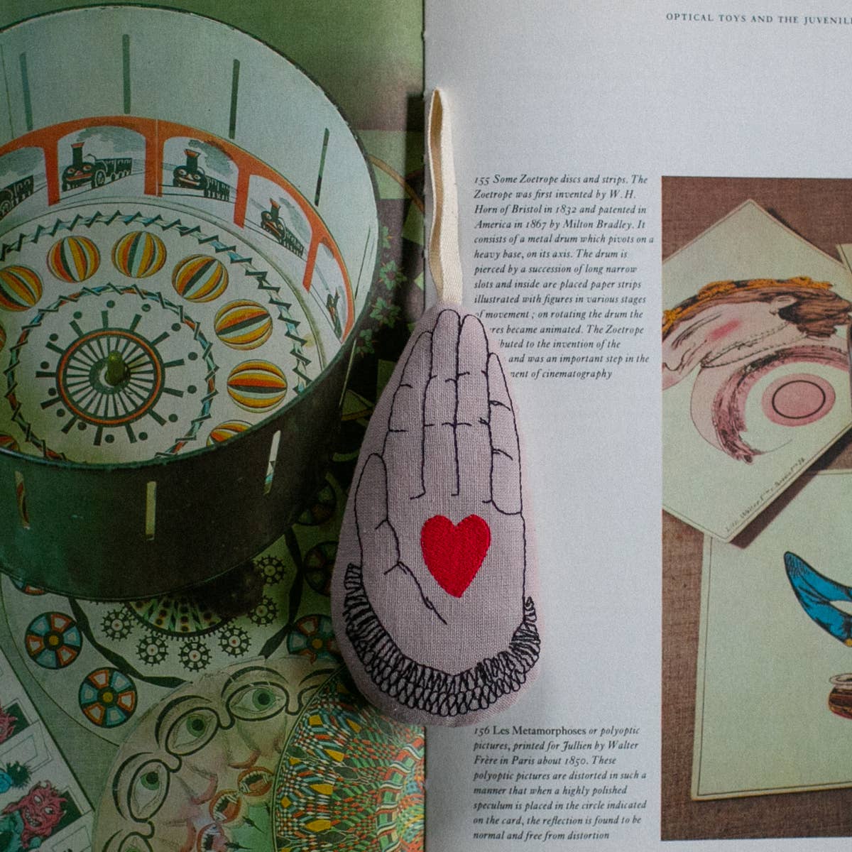 Heart in Hand • Cotton & Lavender Ornament