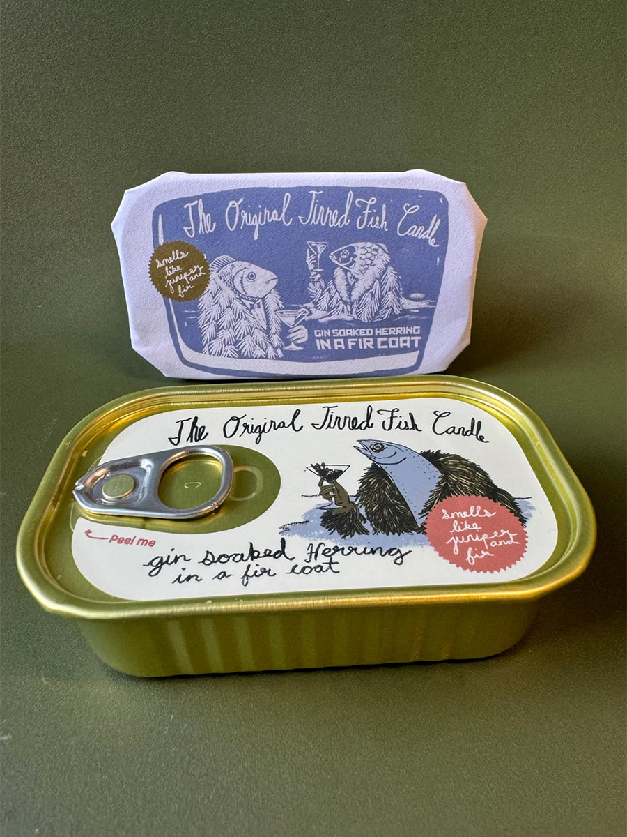 Tinned Fish Candle • Juniper & Fraser Fir