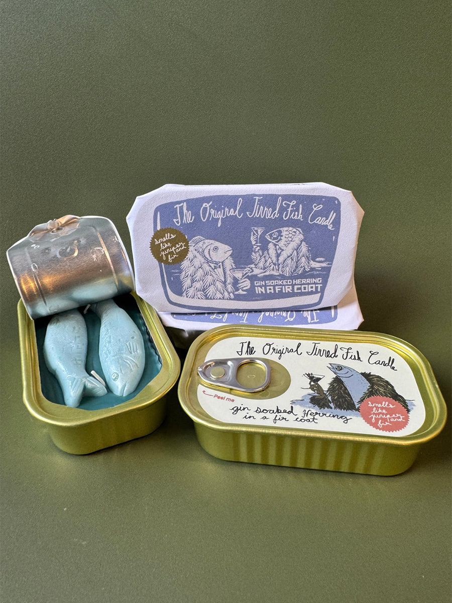 Tinned Fish Candle • Juniper & Fraser Fir