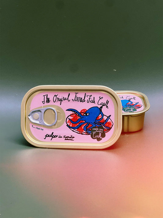 Tinned Fish Candle • Tomato Leaf