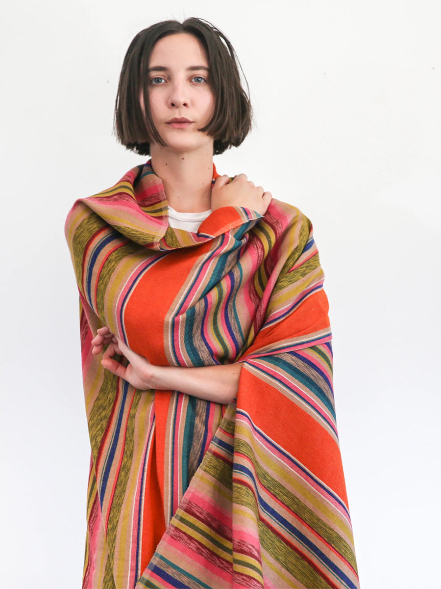 Hand-Woven Shawl • Multi